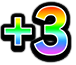 +3