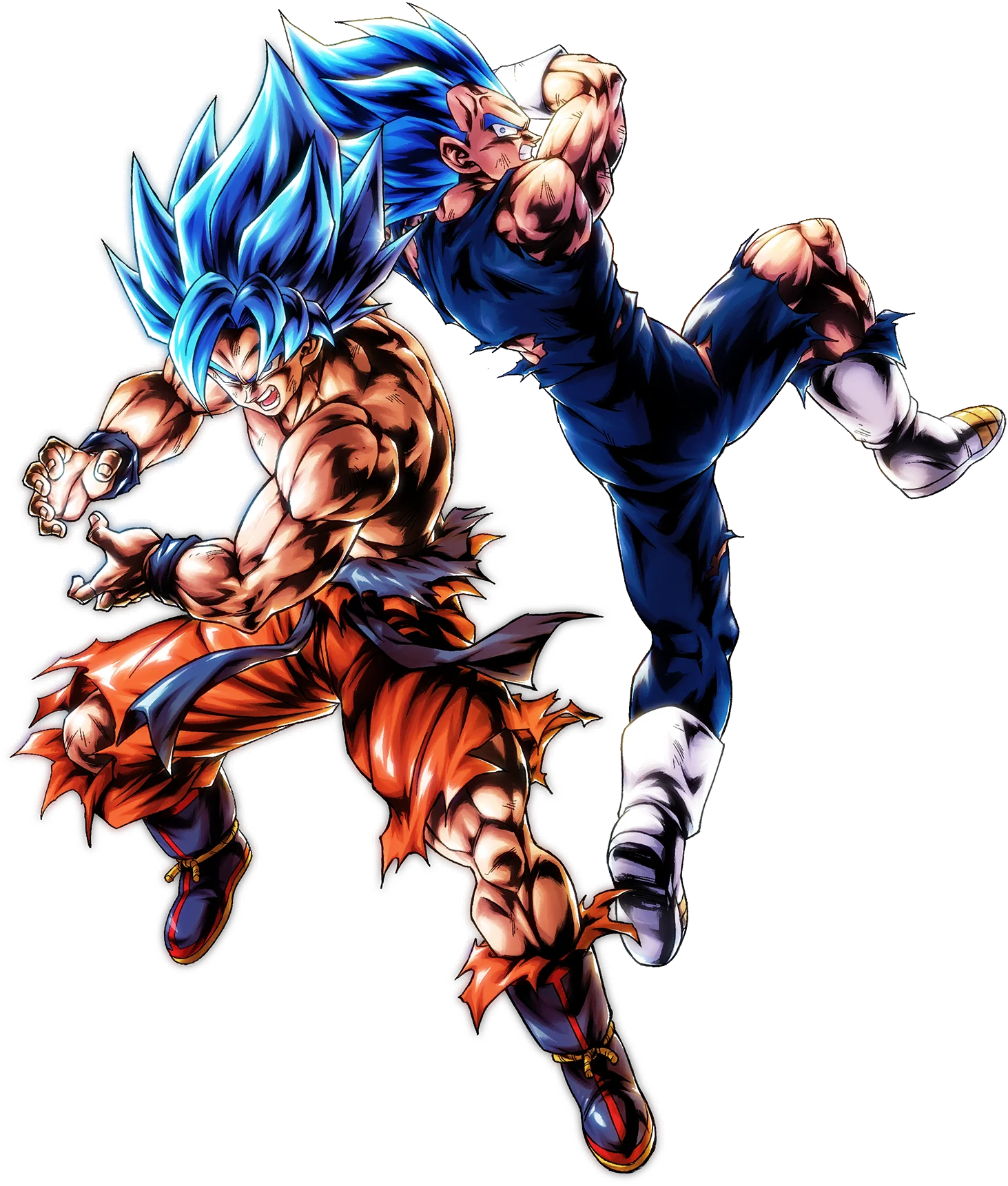 Super Saiyan God SS Goku & Vegeta