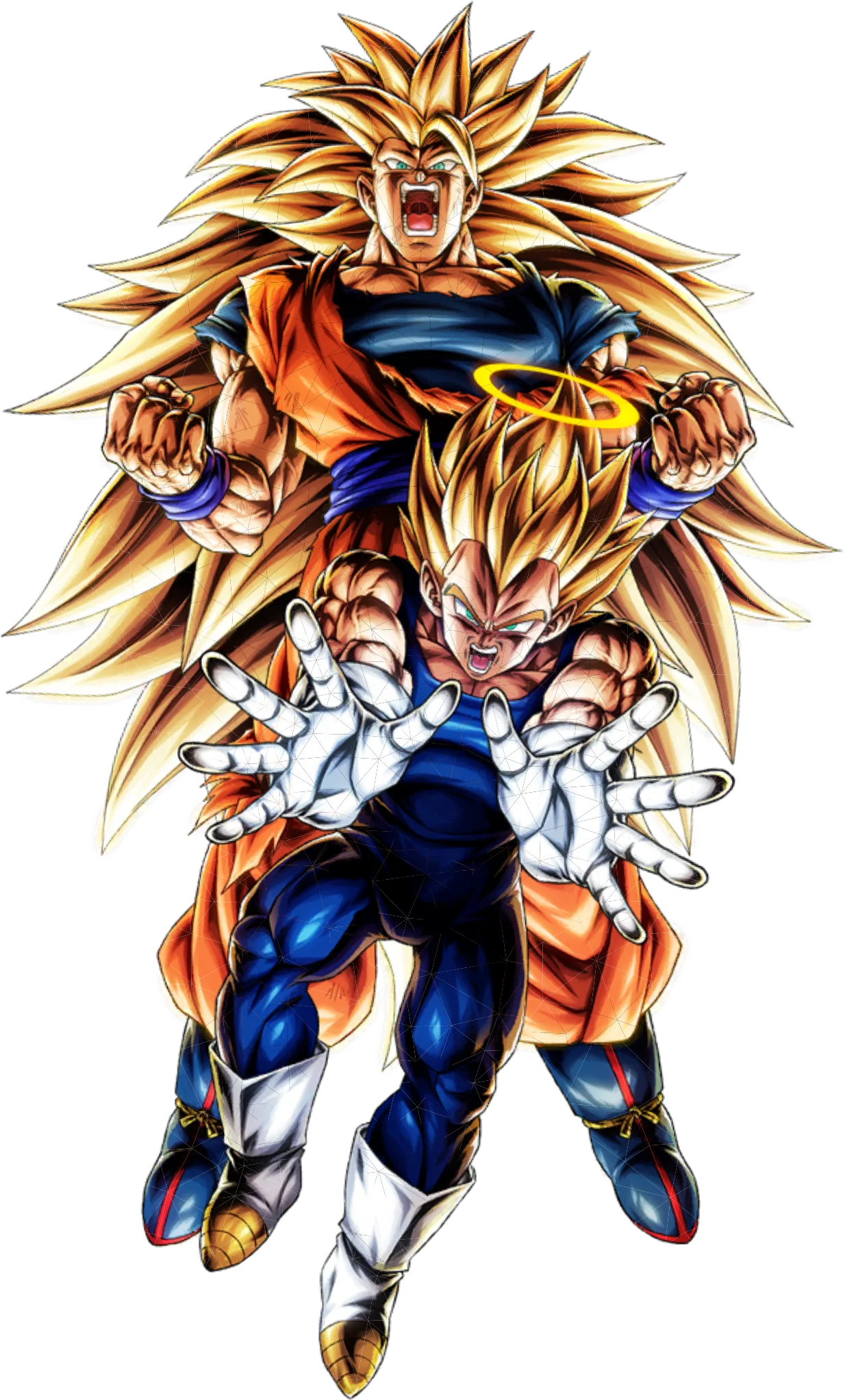 Super Saiyan 3 & Super Saiyan 2 Goku & Vegeta