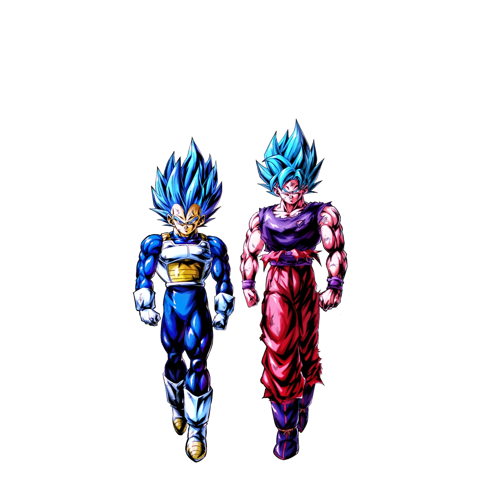 Super Saiyan God SS Evolved & Super Saiyan God SS Kaioken Vegeta & Goku