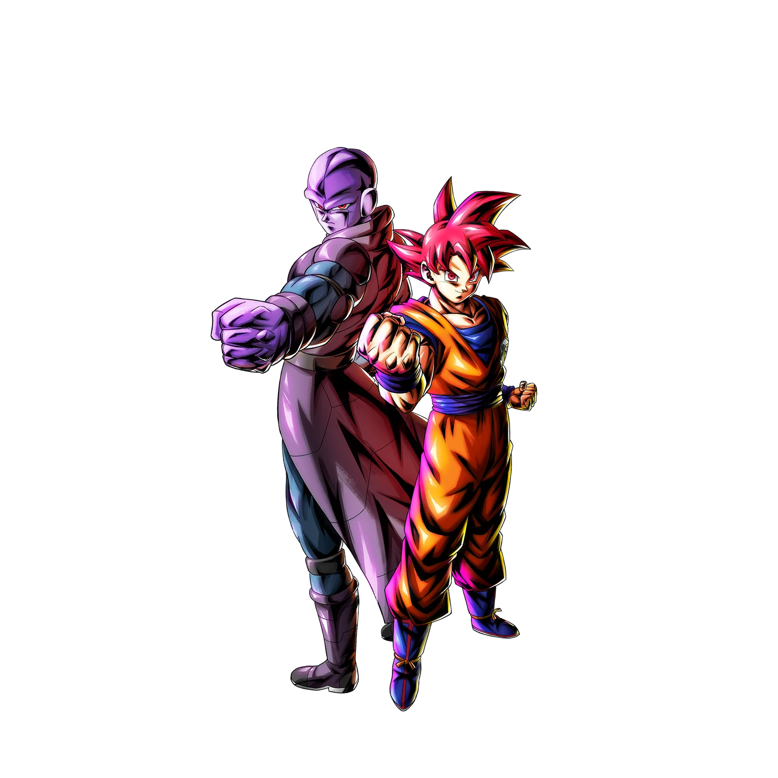 Super Saiyan God Goku & Hit
