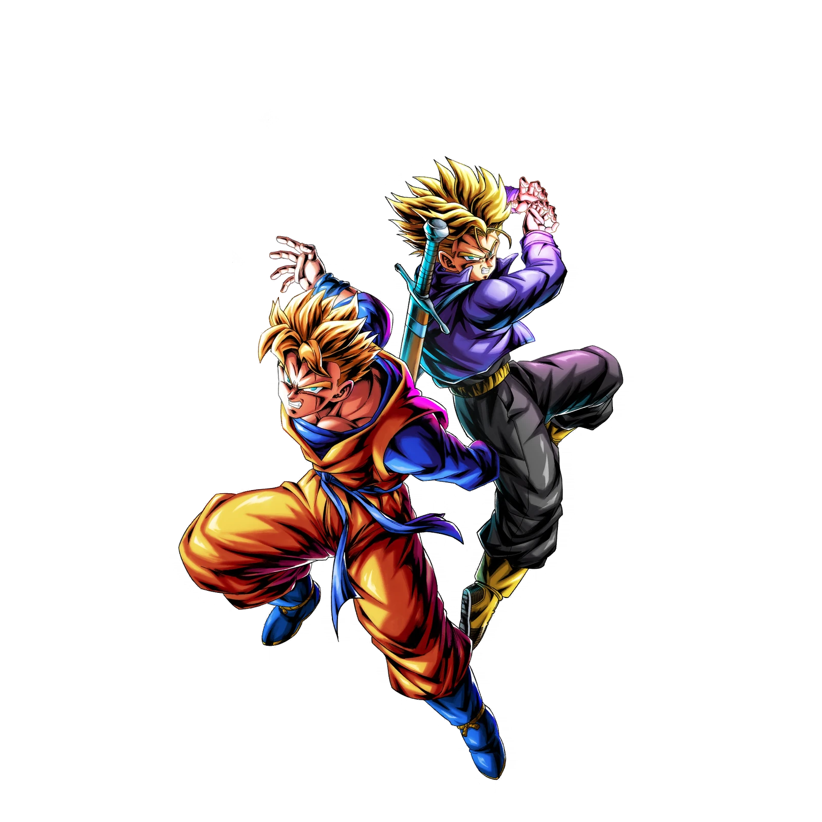 Super Saiyan Trunks (Teen) & Gohan