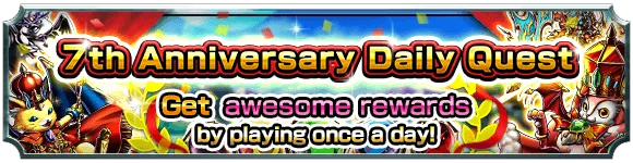7th Anniversary Daily Quest