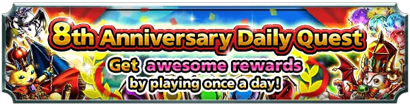 8th Anniversary Daily Quest