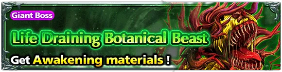 Life Draining Botanical Beast dungeon banner