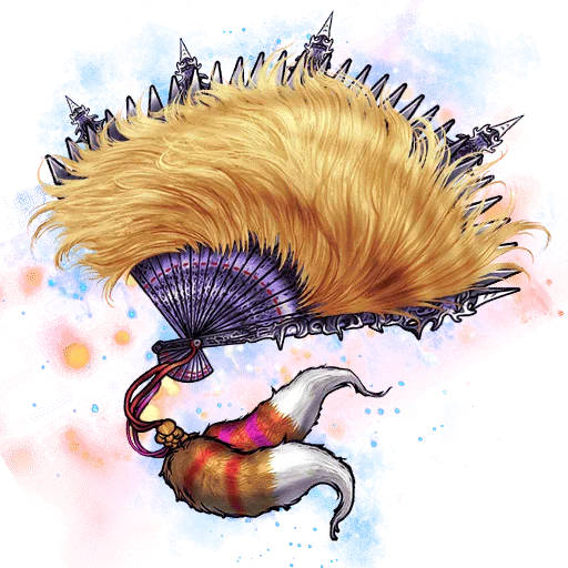 Fox Fan "White Nine Tails"