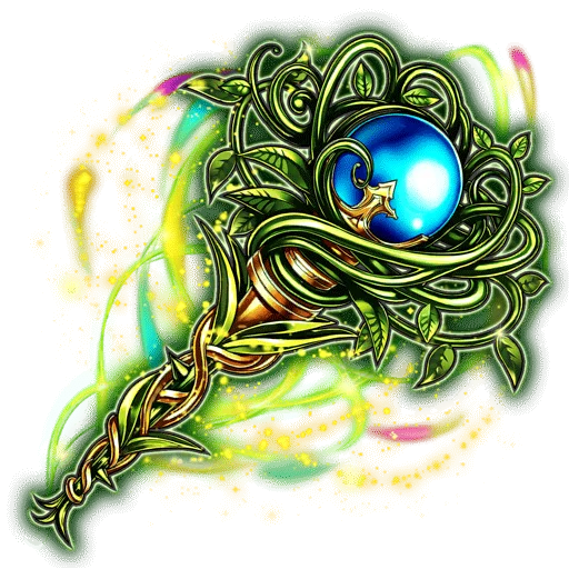 Divine Green Staff "Keion"