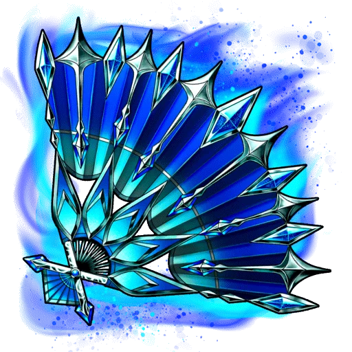 Frozen Beauty Dance Fan