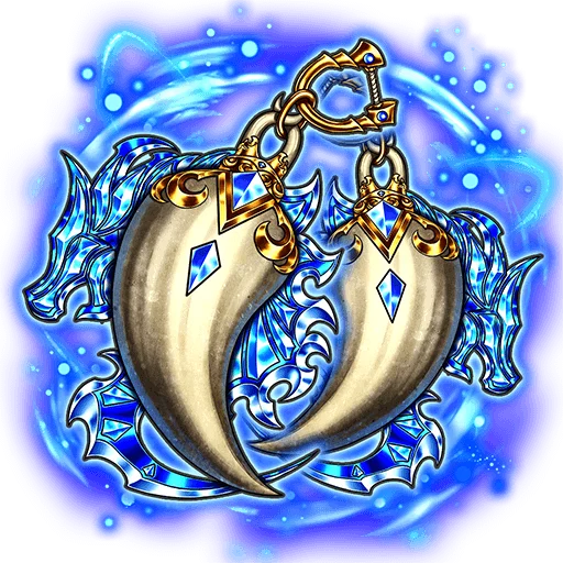 Water Relic "Water Dragon's Fang Earrings"