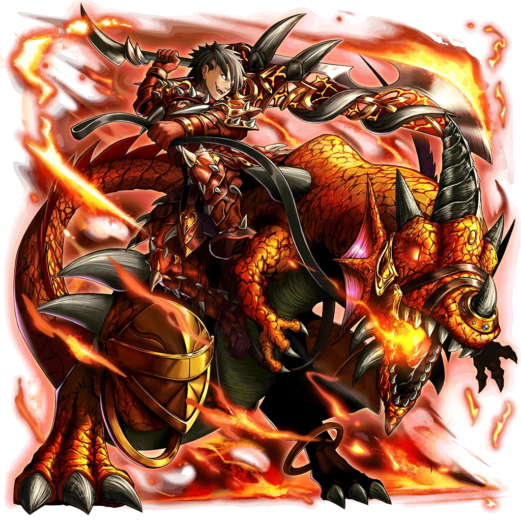 Blazing Dragon Rider Arosdea