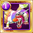 Rainbow Striped Dragon