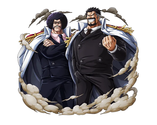 Admiral Sengoku & Vice Admiral Garp