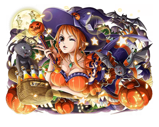Nami: Halloween Night Orange Witch