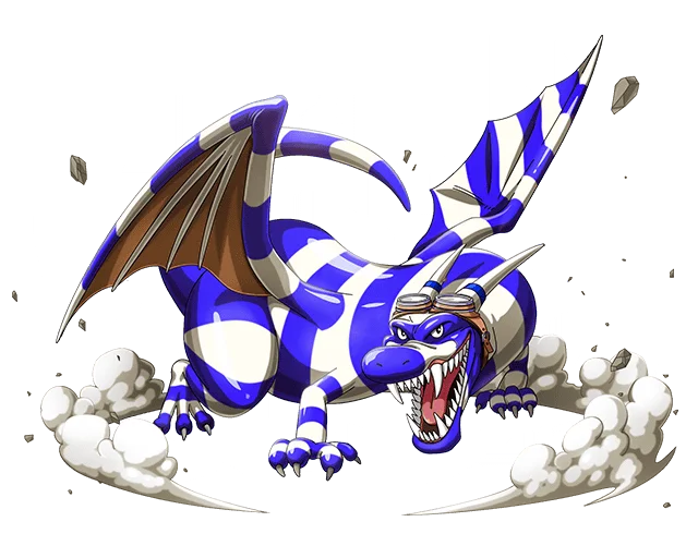 Blue Striped Dragon