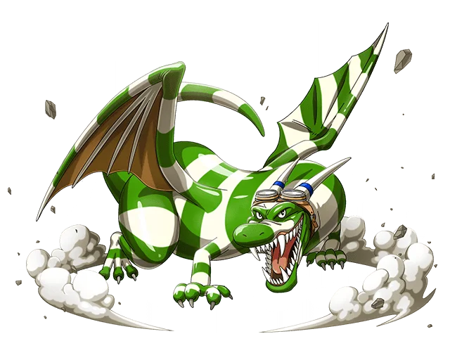 Green Striped Dragon