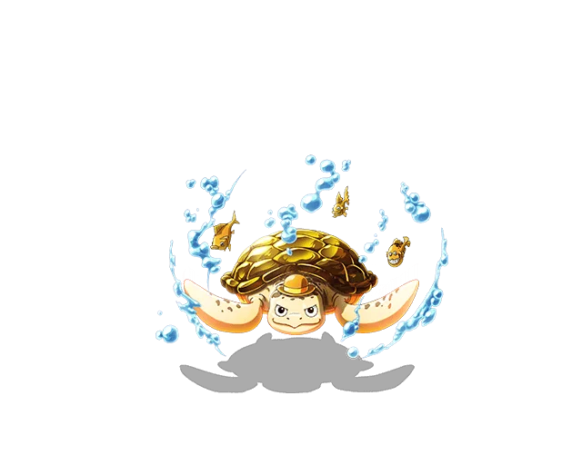 Yellow Treasure Turtle
