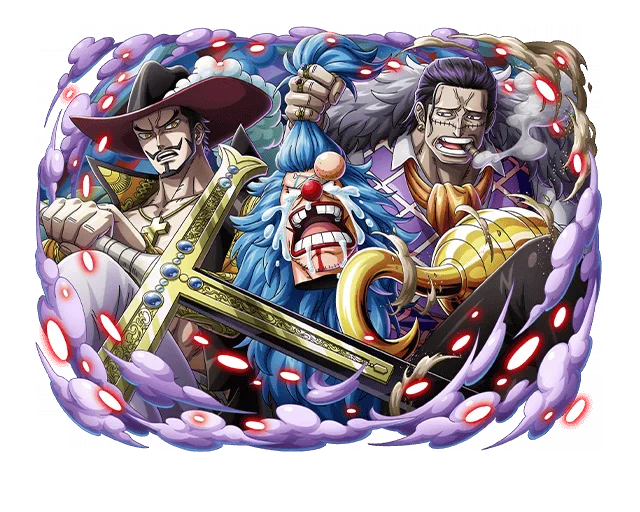 Buggy & Crocodile & Mihawk