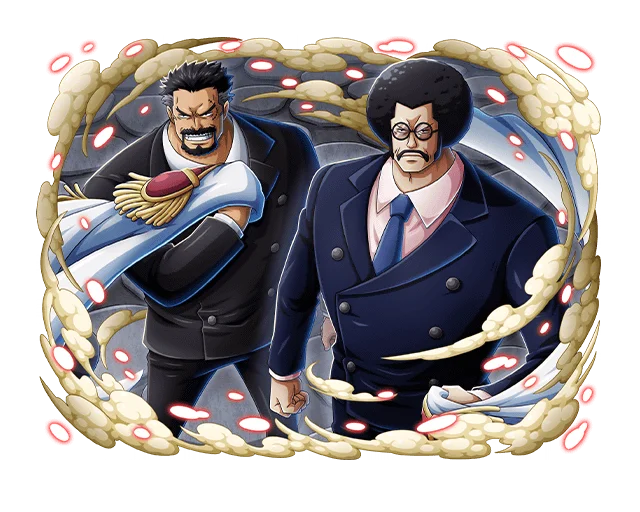 Admiral Sengoku & Vice Admiral Garp