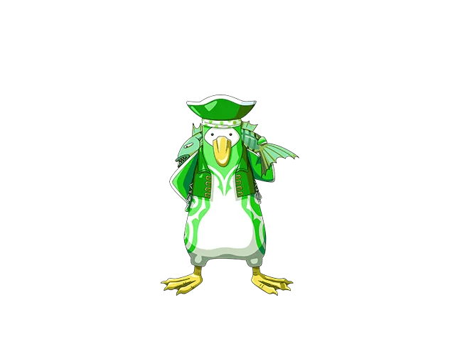 Green Pirate Penguin