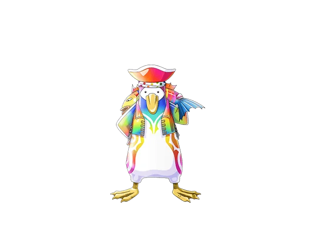 Rainbow Pirate Penguin
