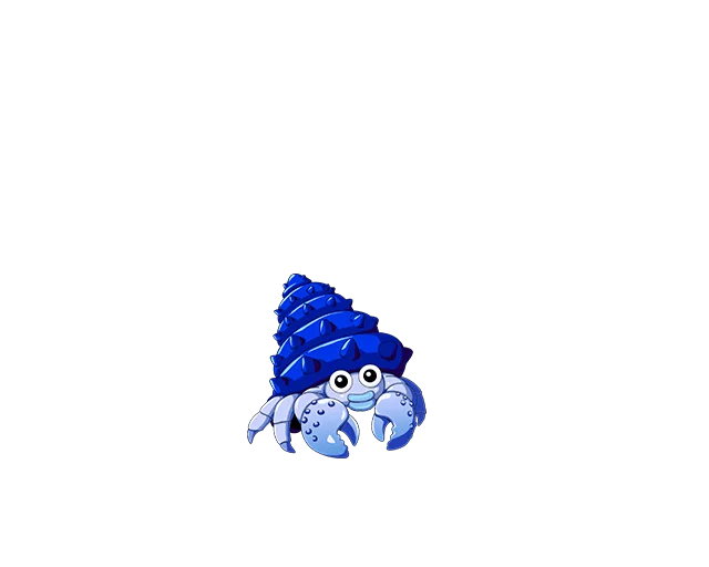 Blue Hermit Crab
