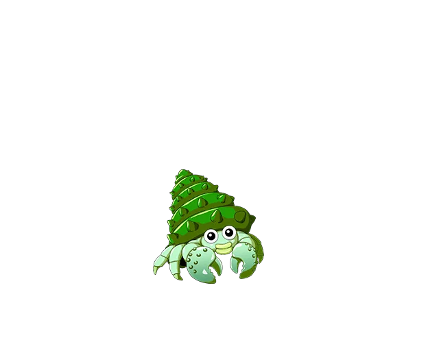 Green Hermit Crab