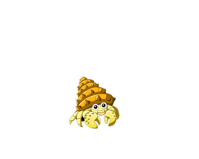 Yellow Hermit Crab