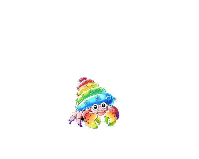Rainbow Hermit Crab