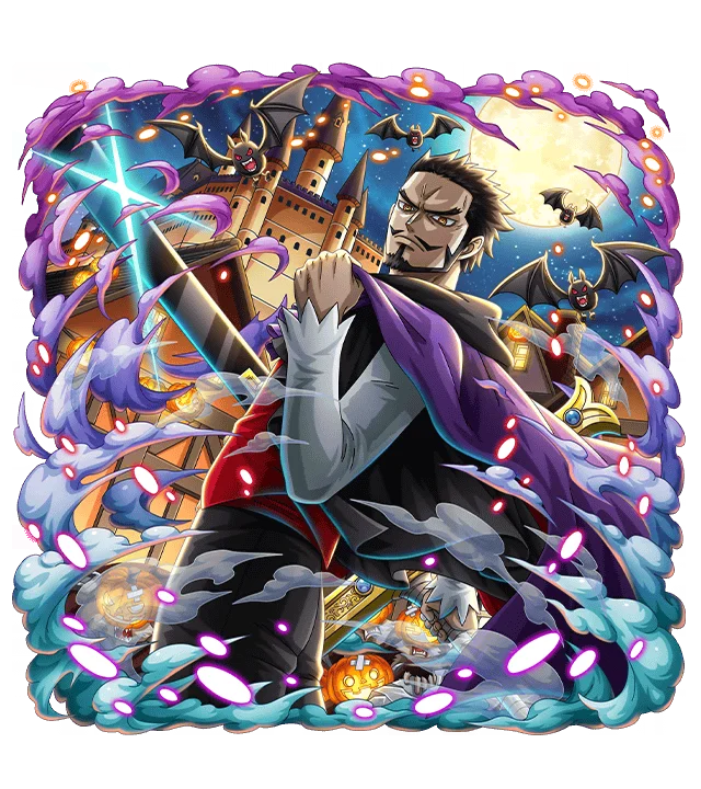 Mihawk Renders Mihawk: Lord of the Night Under the Full Moon · OPTC