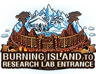 Burning Island to Research Lab Entrance